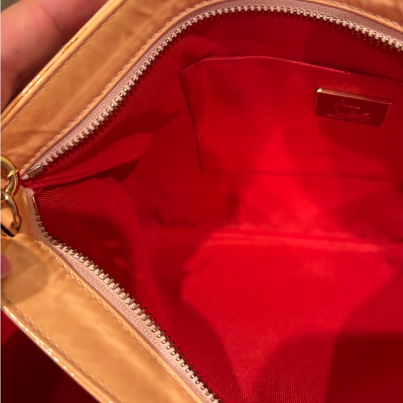 Christian Louboutin Pink Studded Loubiposh Clutch / shoulder bag - Picture 8 of 14